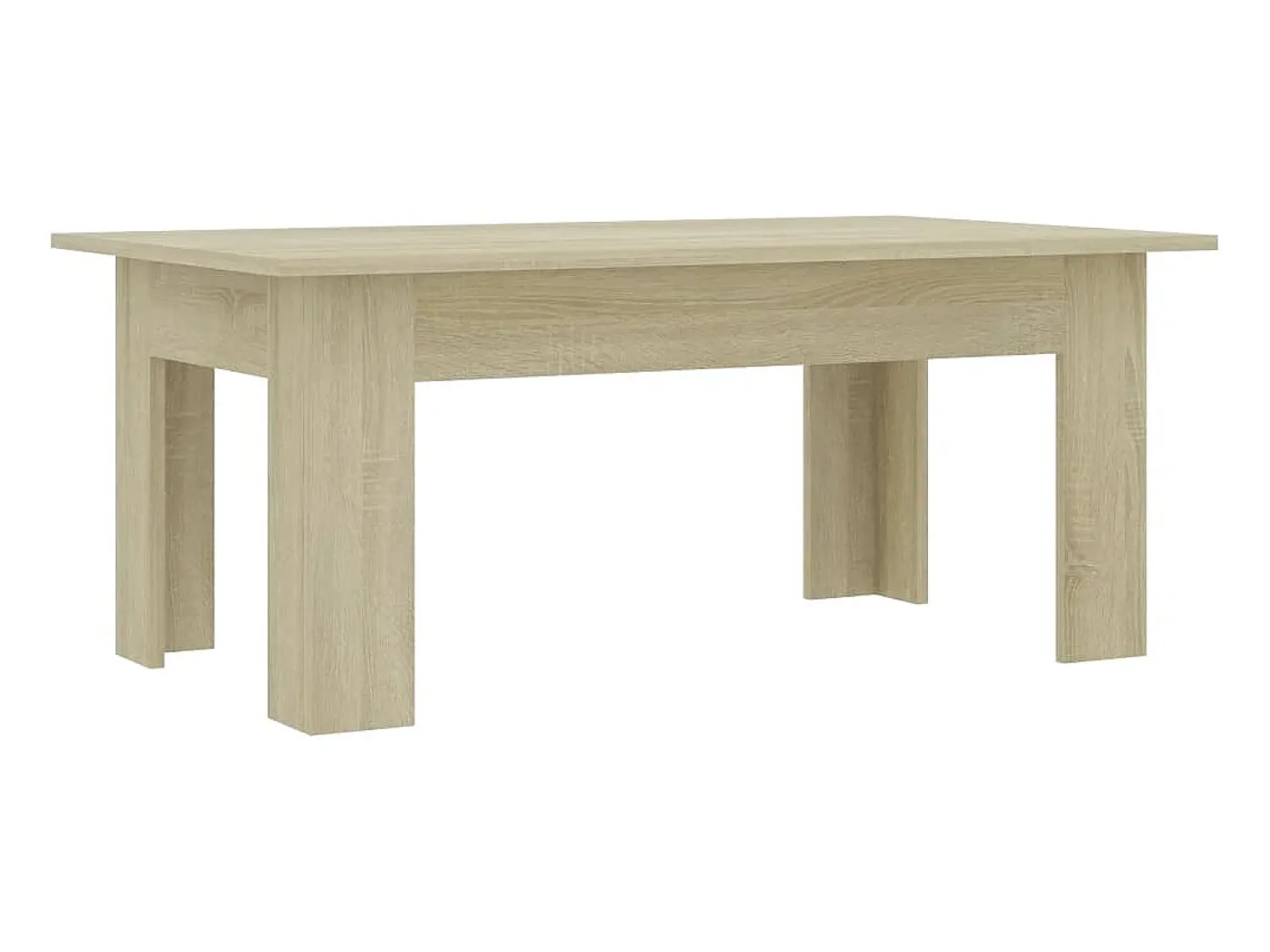 Mesa de centro 100x60x42cm derivados de madeira carvalho sonoma PT426766^ Mesa De Centro