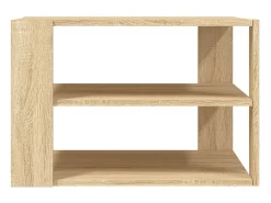 New Mesa de centro 59,5x59,5x40cm derivados madeira carvalho sonoma PT393009 Castanho
