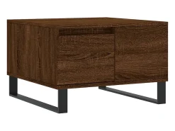 Mesa De Centro*vidaxl Mesa de centro 55x55x36,5cm derivados madeira carvalho castanho Natural claro
