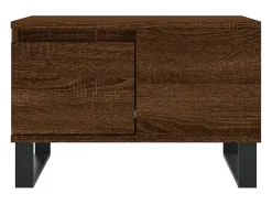 Mesa De Centro*vidaxl Mesa de centro 55x55x36,5cm derivados madeira carvalho castanho Natural claro
