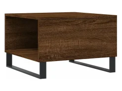 Mesa De Centro*vidaxl Mesa de centro 55x55x36,5cm derivados madeira carvalho castanho Natural claro
