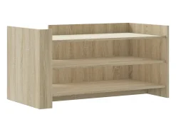 Mesa de centro 100x50x50cm derivados de madeira carvalho sonoma PT424087^ Mesa De Centro