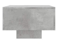 Mesa De Centro| Mesa de centro 100x49,5x31cm derivados de madeira cinza cimento PT993903 Cinzento