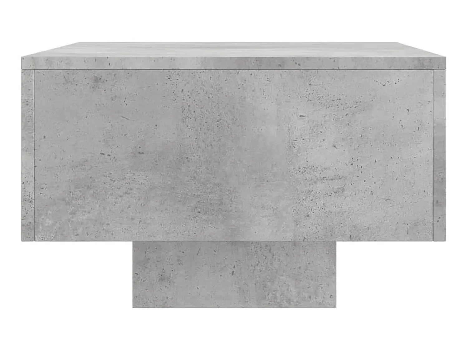 Mesa De Centro| Mesa de centro 100x49,5x31cm derivados de madeira cinza cimento PT993903 Cinzento