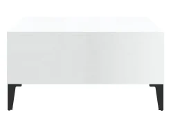 Sale Mesa de centro 60x60x30cm derivados de madeira brilhante PT339564 Branco