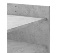 Online vidaxl Mesa de centro 100x50x50cm derivados de madeira cinza cimento Cinzento