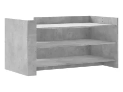 Online vidaxl Mesa de centro 100x50x50cm derivados de madeira cinza cimento Cinzento