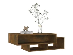 Mesa de centro 105x55x32cm derivados de madeira carvalho fumado PT739128^ Mesa De Centro