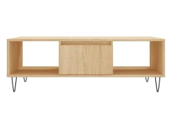 Sale vidaxl Mesa de centro 104x60x35cm derivados de madeira carvalho sonoma Natural claro