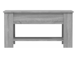 Mesa De Centro|vidaxl Mesa de centro 101x49x52cm derivados de madeira sonoma Cinzento