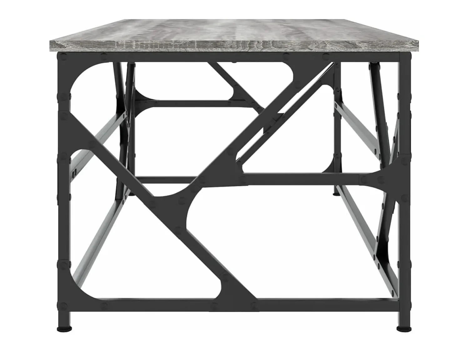 Mesa De Centro*vidaxl Mesa de centro 100x50x40cm derivados de madeira sonoma Cinzento