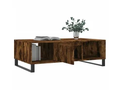 Online Mesa de centro 104x60x35cm derivados de madeira carvalho fumado PT307927 Castanho