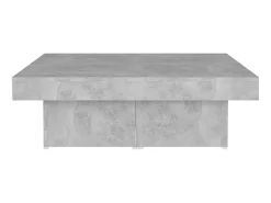 Sale Mesa de centro 90x90x28cm derivados de madeira cimento PT275235 Cinzento
