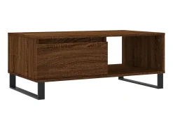 Mesa de centro 90x50x36,5cm derivados madeira carvalho PT368278^ Mesa De Centro