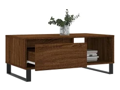 Mesa de centro 90x50x36,5cm derivados madeira carvalho PT368278^ Mesa De Centro