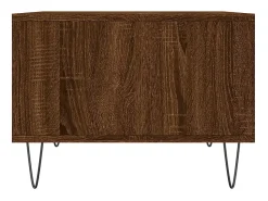 Hot Mesa de centro 60x50x36,5cm derivados madeira carvalho PT600442 Castanho