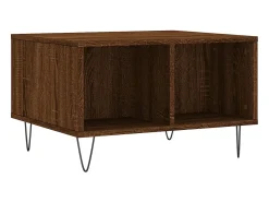 Hot Mesa de centro 60x50x36,5cm derivados madeira carvalho PT600442 Castanho
