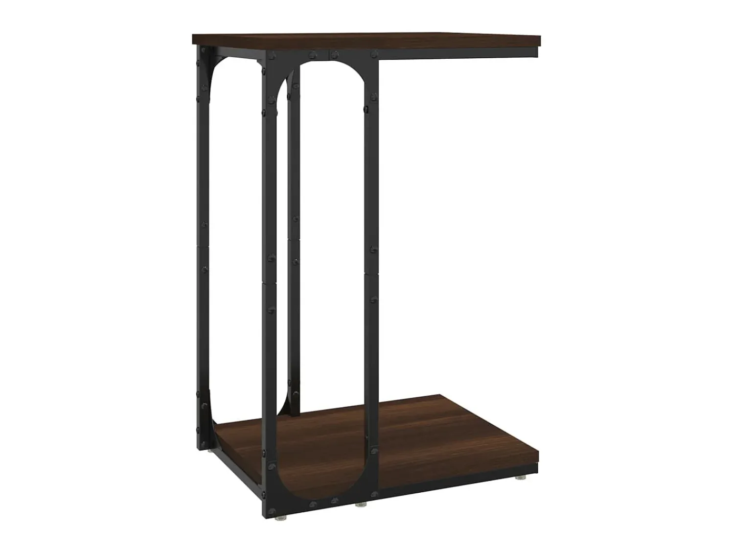 Mesa De Centro* Mesa de centro 40x30x60cm derivados de madeira carvalho PT100500 Castanho