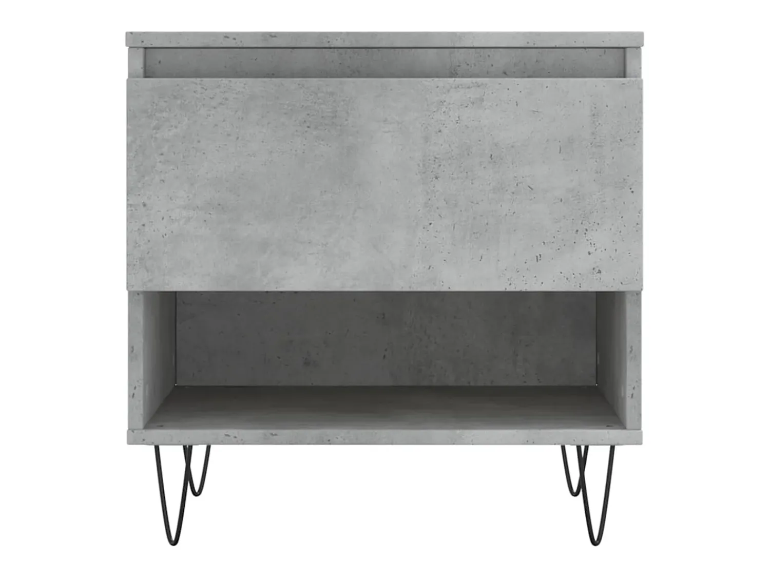 Mesa De Centro*vidaxl Mesa de centro 50x46x50cm derivados de madeira -cimento Cinzento