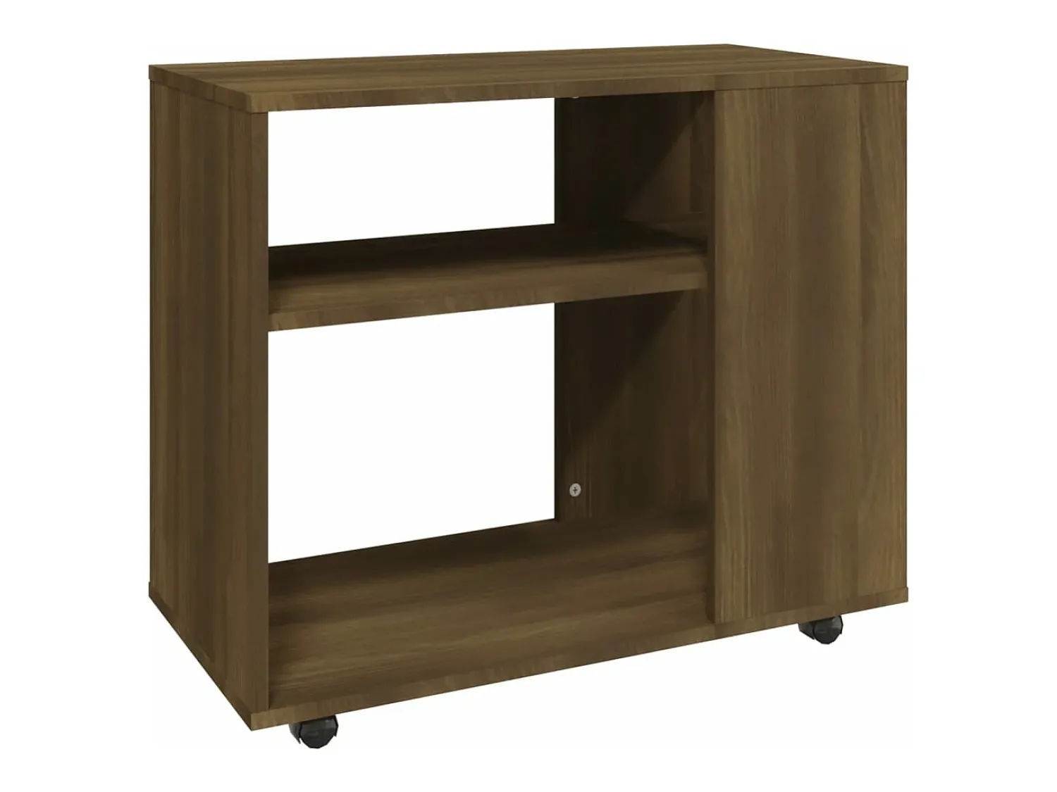 Mesa De Centro* Mesa de centro 70x35x55cm derivados de madeira carvalho PT768908 Castanho