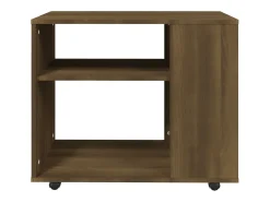 Mesa De Centro* Mesa de centro 70x35x55cm derivados de madeira carvalho PT768908 Castanho