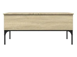 Mesa de centro 100x50x45cm deriv. madeira/metal carvalho sonoma PT585069^ Mesa De Centro