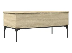 Mesa de centro 100x50x45cm deriv. madeira/metal carvalho sonoma PT585069^ Mesa De Centro
