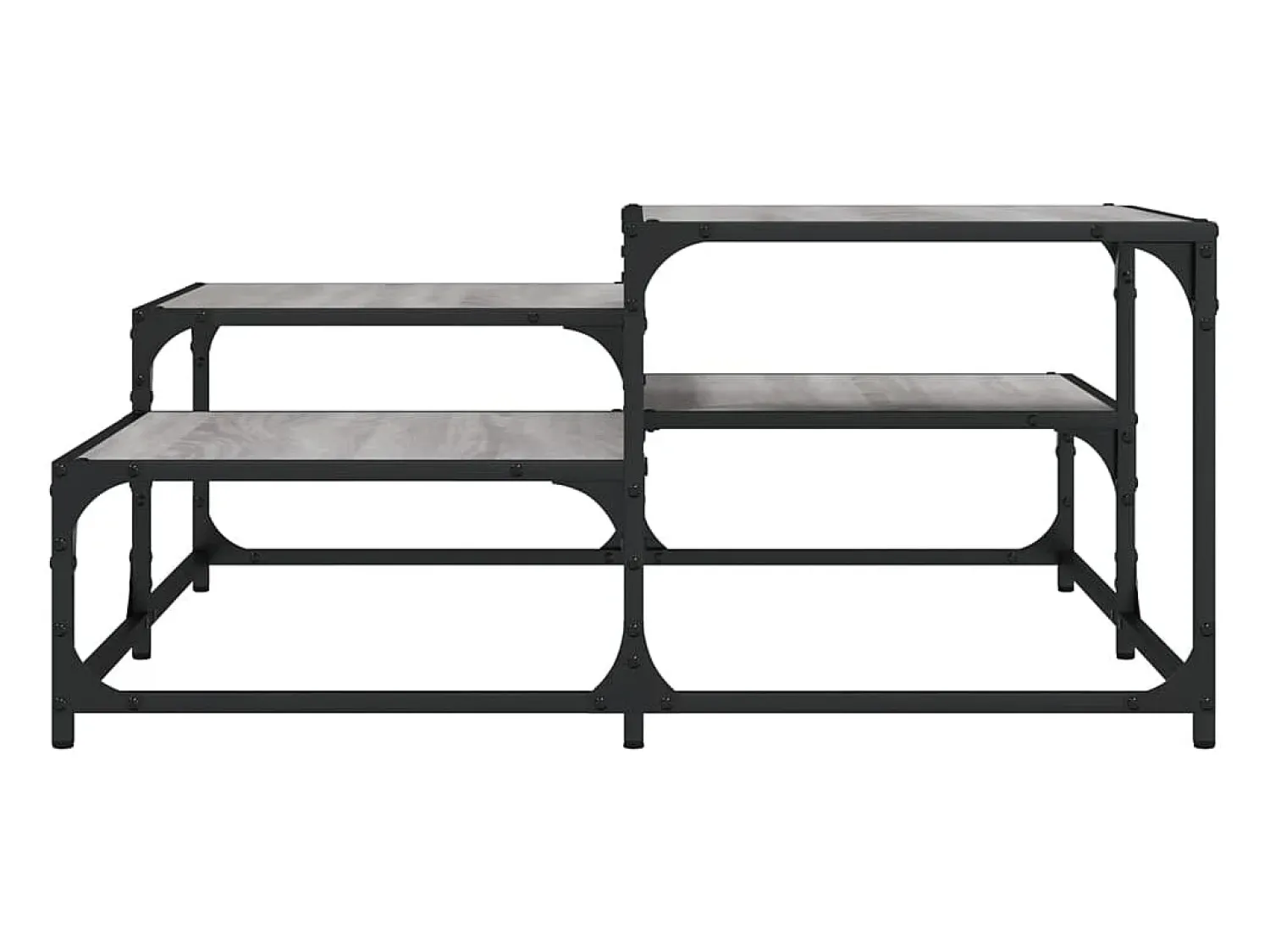 Mesa De Centro|vidaxl Mesa de centro 87,5x87,5x40cm derivados de madeira cinza sonoma Cinzento