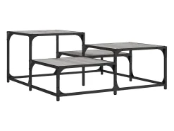 Mesa De Centro|vidaxl Mesa de centro 87,5x87,5x40cm derivados de madeira cinza sonoma Cinzento