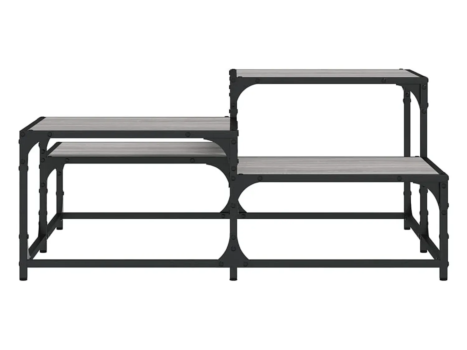 Mesa De Centro|vidaxl Mesa de centro 87,5x87,5x40cm derivados de madeira cinza sonoma Cinzento