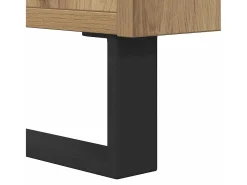 Mesa De Centro|vidaxl Mesa de centro 90x50x36,5cm deriv. madeira carvalho artisiano Natural claro