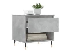 Mesa de centro 50x46x50cm derivados de madeira -cimento PT888248^ Mesa De Centro