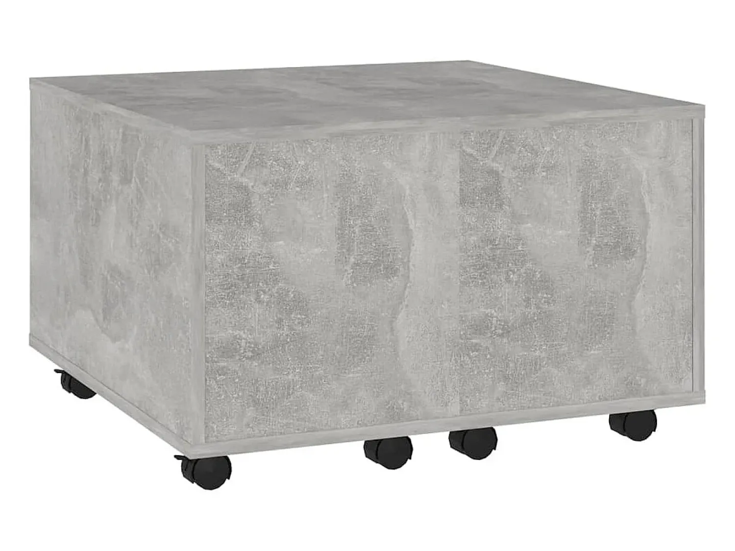 Mesa de centro 60x60x38cm derivados de madeira cimento PT618062^ Mesa De Centro