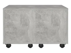 Mesa de centro 60x60x38cm derivados de madeira cimento PT618062^ Mesa De Centro