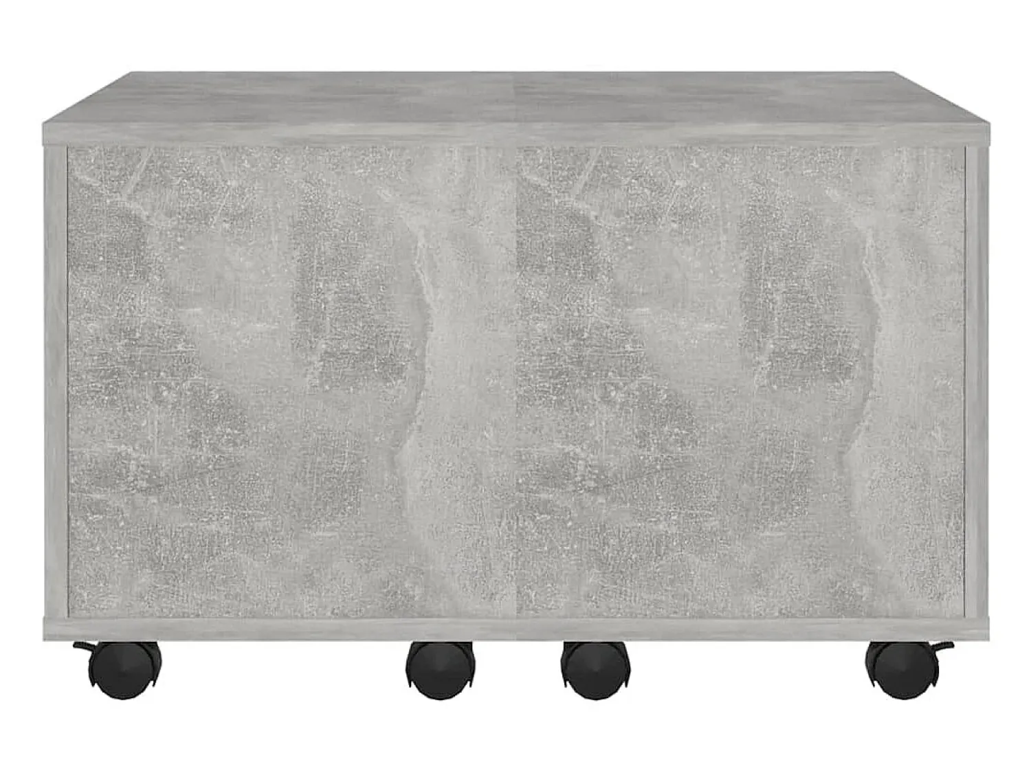 Mesa de centro 60x60x38cm derivados de madeira cimento PT618062^ Mesa De Centro