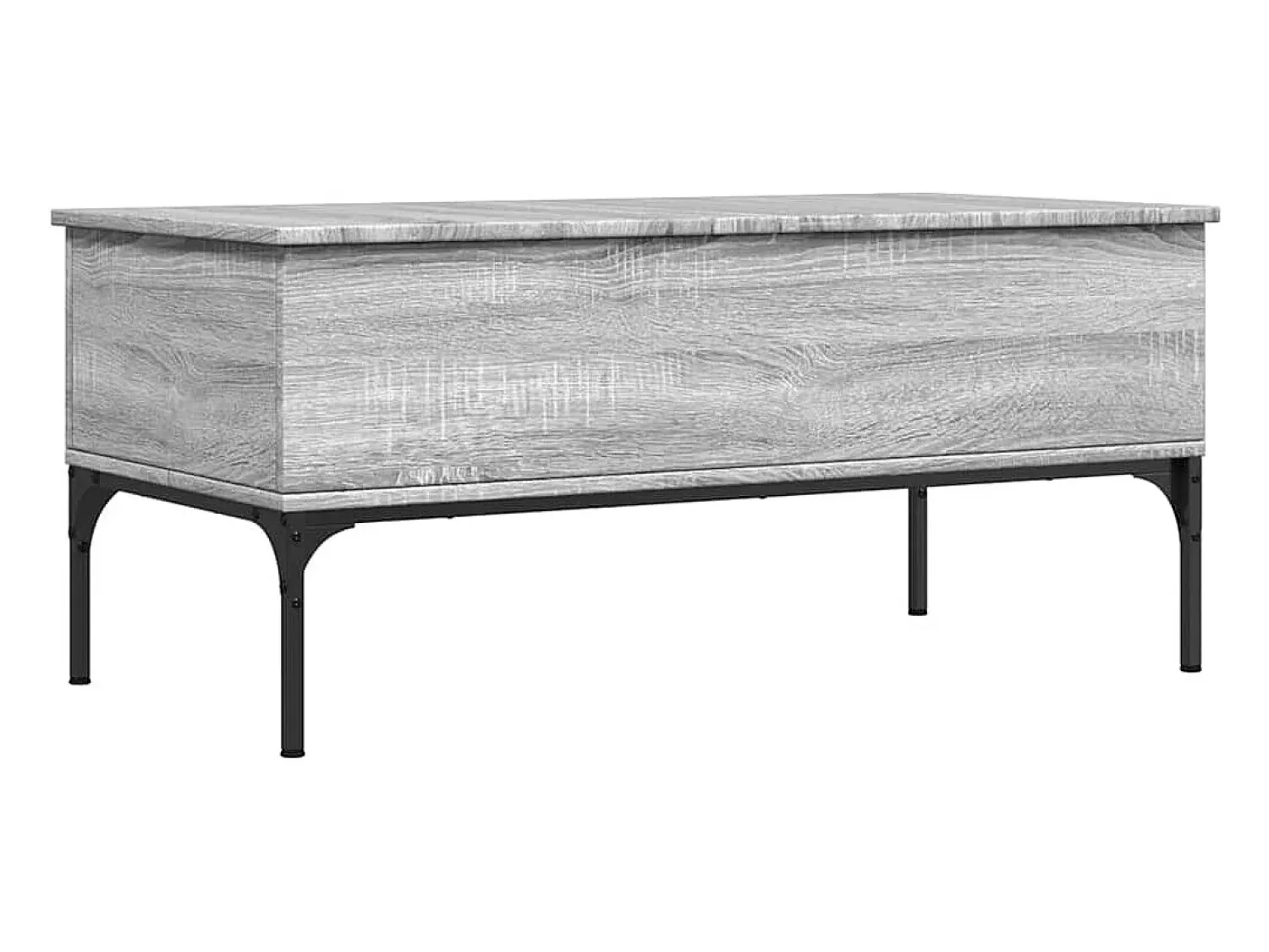 Mesa De Centro*vidaxl Mesa de centro 100x50x45cm derivados madeira/metal cinza sonoma Cinzento