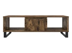 vidaxl Mesa de centro 104x60x35cm derivados de madeira carvalho fumado^ Mesa De Centro