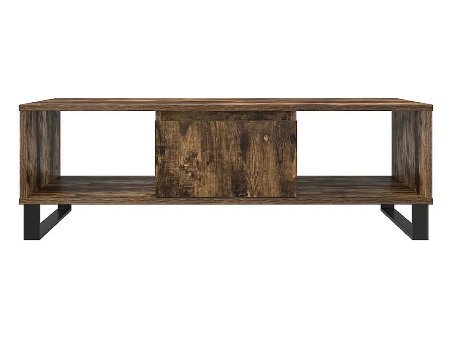vidaxl Mesa de centro 104x60x35cm derivados de madeira carvalho fumado^ Mesa De Centro