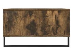 vidaxl Mesa de centro 104x60x35cm derivados de madeira carvalho fumado^ Mesa De Centro