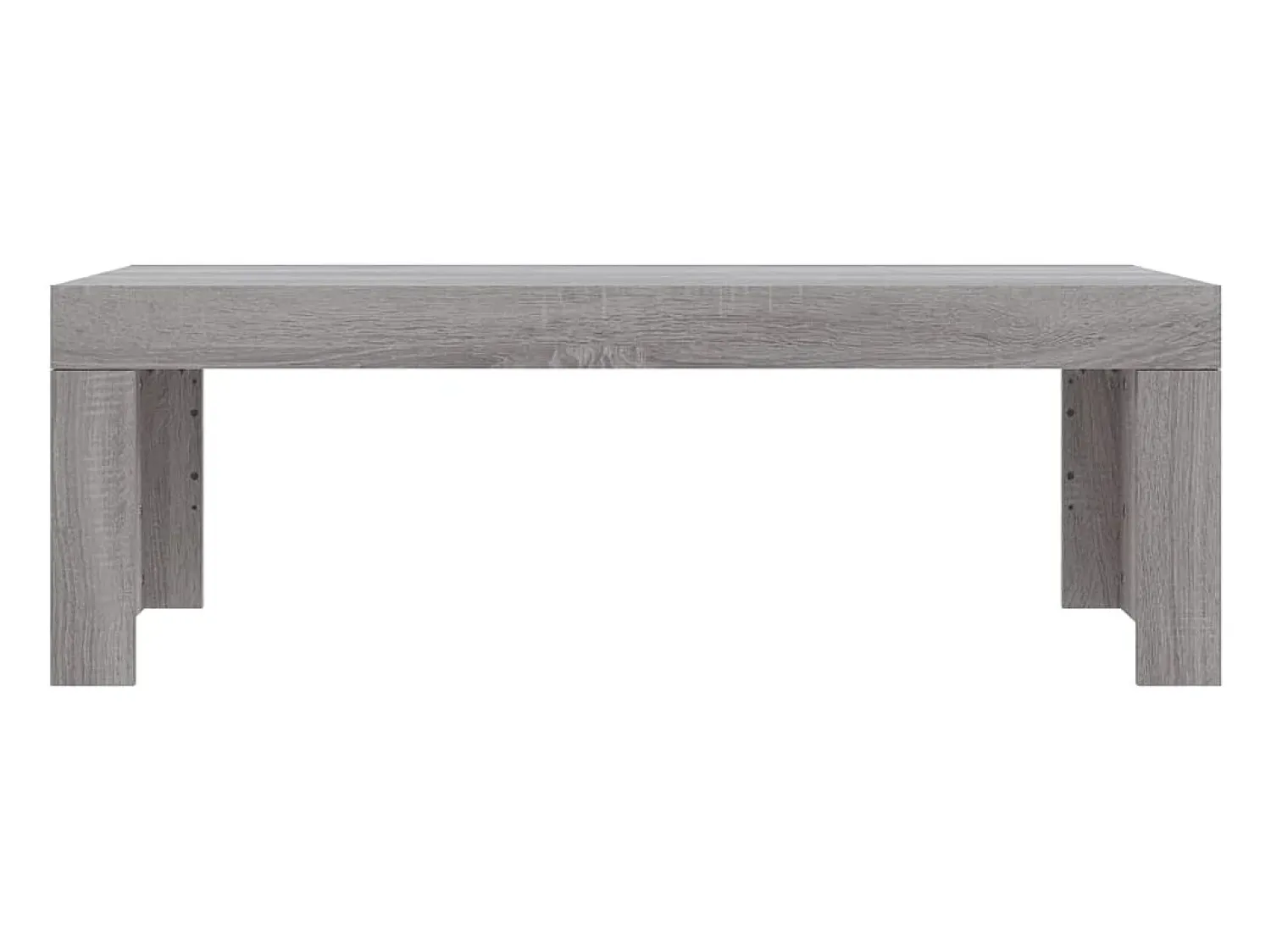 New vidaxl Mesa de centro 102x50x36cm derivados de madeira sonoma Cinzento