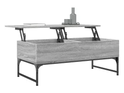 Mesa de centro 100x50x40cm deriv. madeira/metal sonoma PT111878^ Mesa De Centro