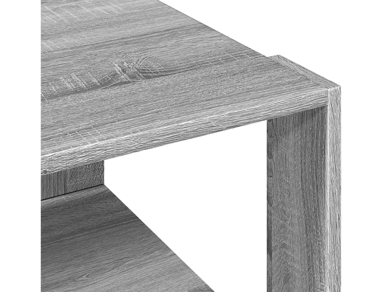 Mesa De Centro|vidaxl Mesa de centro 51,5x51,5x30cm derivados de madeira cinza sonoma Cinzento