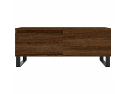 Best Mesa de centro 90x50x36,5cm derivados madeira carvalho PT638576 Castanho