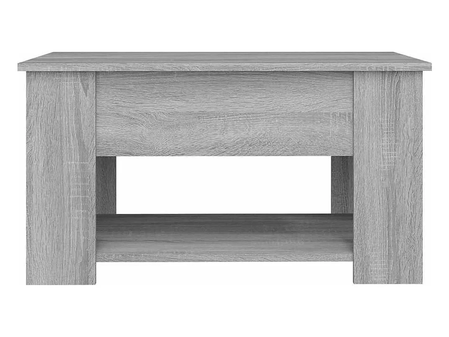 Mesa De Centro*vidaxl Mesa de centro 79x49x41cm derivados de madeira sonoma Cinzento