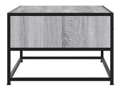 vidaxl Mesa de centro 100x50x35cm deriv. madeira/metal sonoma^ Mesa De Centro