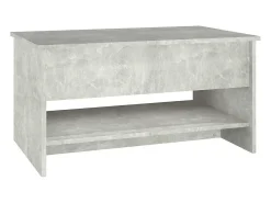 Online vidaxl Mesa de centro 80x50x40cm derivados de madeira cimento Cinzento