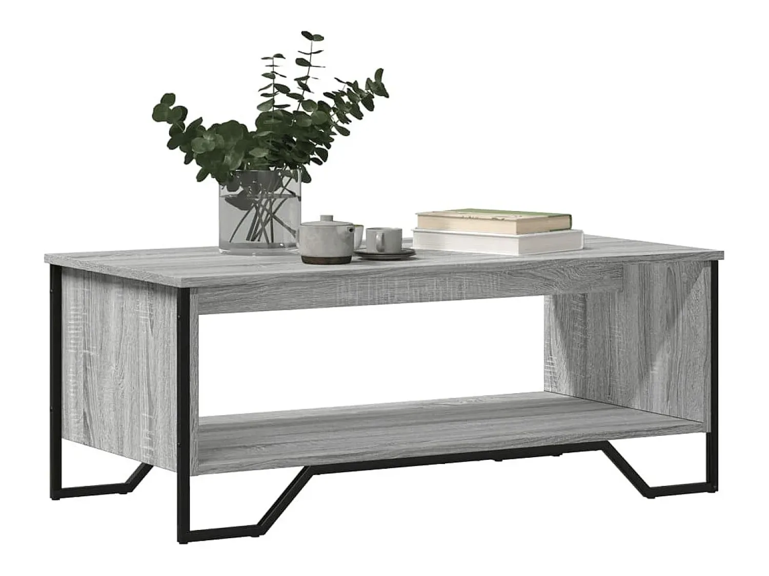 vidaxl Mesa de centro 100x51x40cm derivados de madeira sonoma^ Mesa De Centro