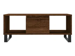 Mesa de centro 90x50x36,5cm derivados madeira carvalho PT758373^ Mesa De Centro