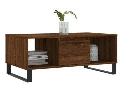 Mesa de centro 90x50x36,5cm derivados madeira carvalho PT758373^ Mesa De Centro