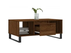 Mesa de centro 90x50x36,5cm derivados madeira carvalho PT758373^ Mesa De Centro